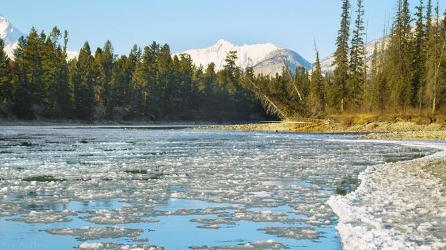 4K Best Scenic Nature Places Of Canada In Wintertime - Relaxation Video With Nature Sounds - Part #
