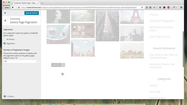 Gridsby - Gallery Page Pagination смотреть онлайн