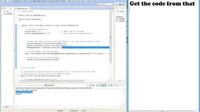 Copy of HTMLParser Demo смотреть онлайн