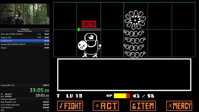 Undertale - Neutral Glitchless Speedrun in 1:05:20 смотреть онлайн