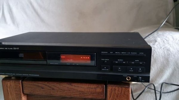 CD-Player Sansui CD-117 (quite rare player) работоспособность