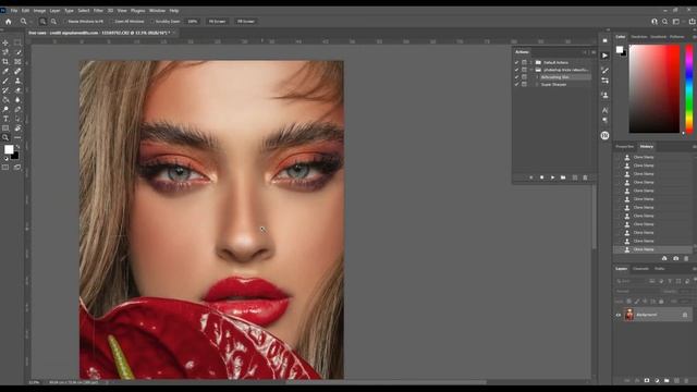 free retouching action pack - photoshop action download смотреть онлайн