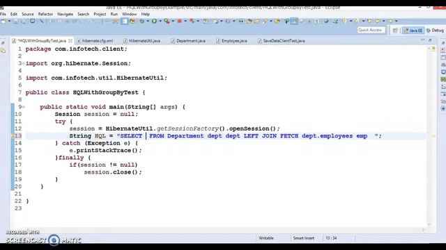 Group By clause in hibernate | HQL | JPA | JAVA смотреть онлайн