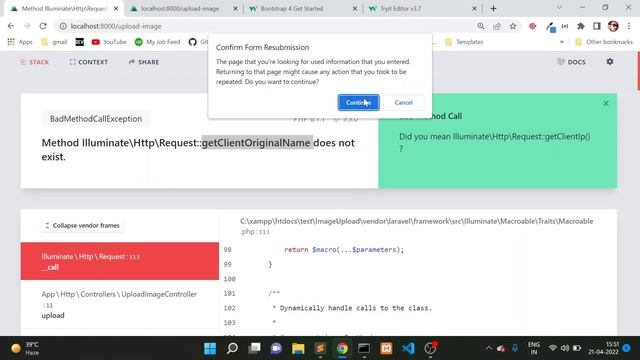How To Upload Image In Laravel | Upload Image In Laravel 9 [HINDI] смотреть онлайн