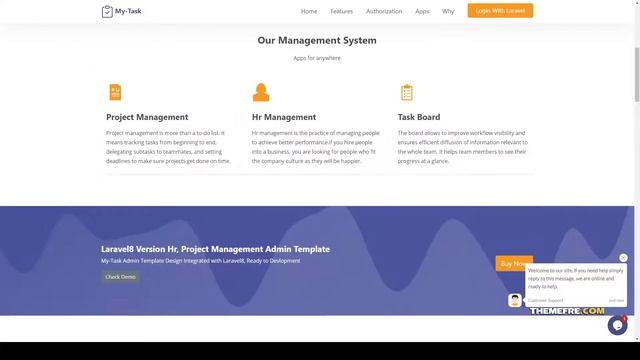 Mytask - Laravel Project Management Admin Template project management scss смотреть онлайн