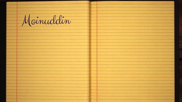 Learn how to Sign the Name Moinuddin Stylishly in Cursive Writing смотреть онлайн