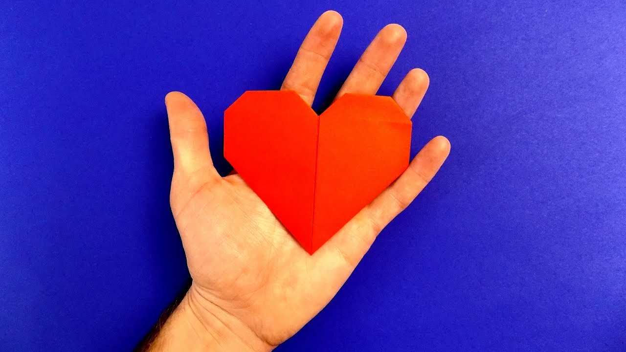 Как сделать сердце из бумаги - Подарки на 14 февраля смотреть онлайн