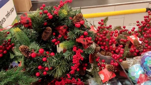 Уличные НОВОГОДНИЕ декорации✨✨✨ОБЗОР из магазина ДА❗ Новогодний ассортимент и товары для ДОМА ✨ смотреть онлайн