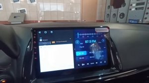 Разделение экрана в Магнитоле Unison на две части и переход в полный экран . Учебное видео