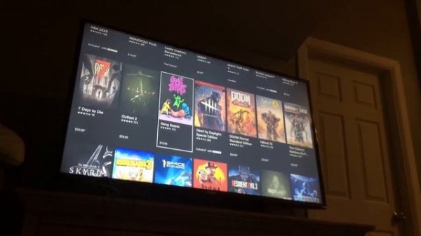 Just browsing games on the store