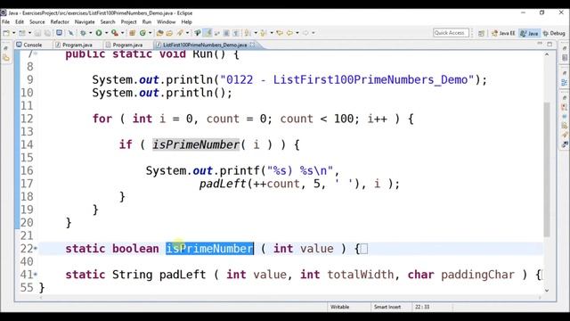 print 100 prime numbers in java смотреть онлайн