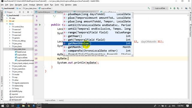 Java - Lớp LocalDate смотреть онлайн