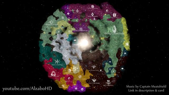 Stellaris: Star Trek Galactic Timelapse (2150-2459) смотреть онлайн