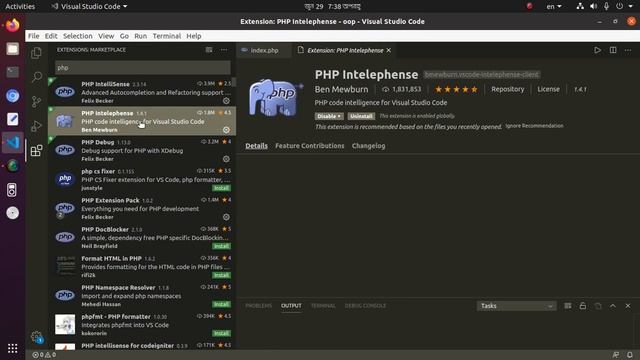 PHP 7.4 code/script directly run in Visual Studio Code | PHP code run without web server via VSCode смотреть онлайн