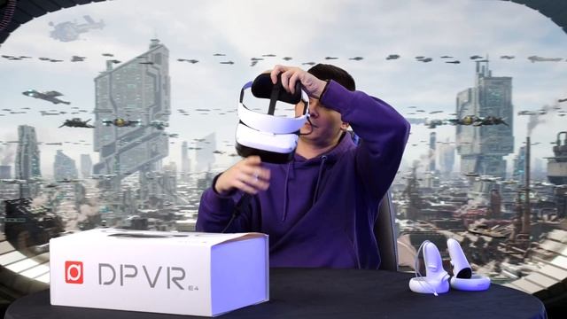 НОВЫЙ VR-ШЛЕМ ДЛЯ ГЕЙМЕРОВ: DPVR E4 смотреть онлайн