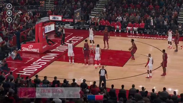 NBA LIVE 19 Cleveland Cavaliers vs Houston Rockets PS4 Gameplay смотреть онлайн