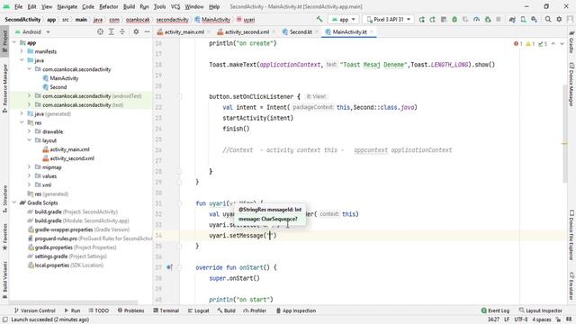 Android Mobil Programlama Dersleri Kotlin #25 Kotlin Uyarı Mesajları (AlertDialog) смотреть онлайн