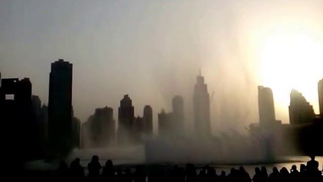 Фонтаны Бурдж Калифа 23/08/2014 смотреть онлайн