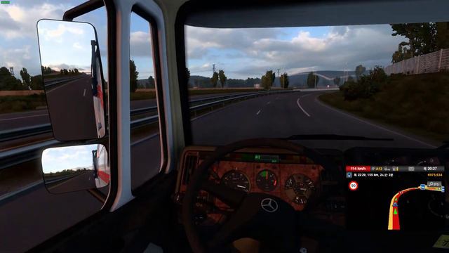 Euro Truck Simulator 2 BENZ SK смотреть онлайн