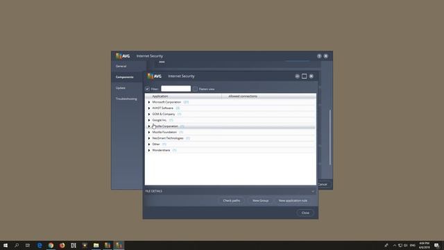How to Allow a program through the firewall (AVG Internet Security 19.3) смотреть онлайн