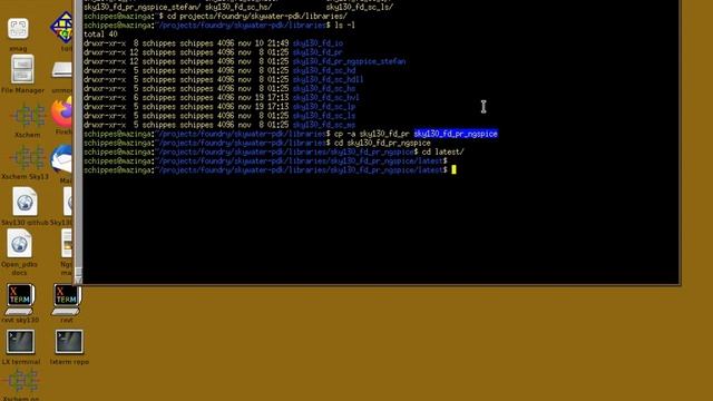 Install xschem + xschem_sky130 + skywater-pdk + ngspice on your linux system смотреть онлайн