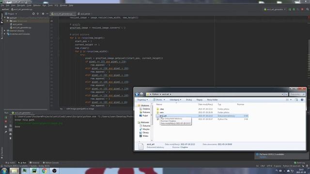 ASCII Art generator in Python смотреть онлайн