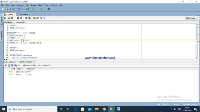 Oracle SELECT Statement --8 смотреть онлайн