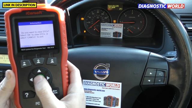 Anti Skid Temporarily OFF, ABS & Traction Warning Lights Easy Reset Volvo Saab iCarsoft VOL v1.0 смотреть онлайн