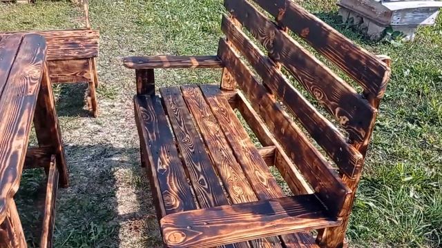Мебель из поддонов, готовый результат смотреть онлайн