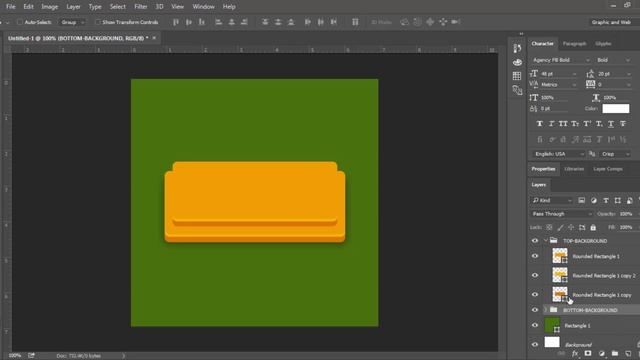 018 | Game button UI Design Tutorial смотреть онлайн
