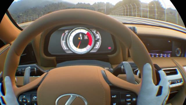 Gran Turismo Sport VR. PlayStation VR. LEXUS LC500 '17