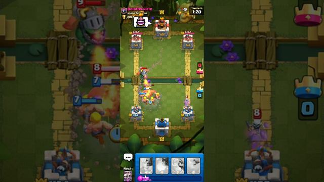 JUNGLE ARENA 9 CLASH ROYALE NEW GAMEPLAY DRAGON 🐲 BALL #clashroyale #supergamingsaurabh смотреть онлайн