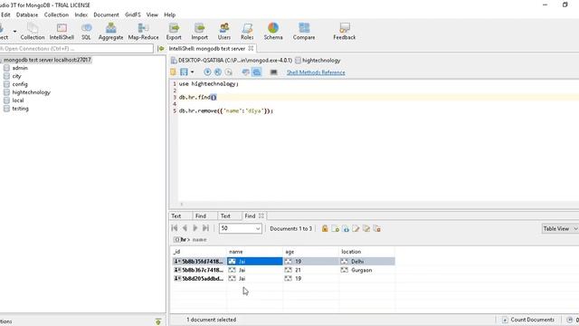 Mongodb Tutorial for Beginners - Delete document in Mongodb смотреть онлайн