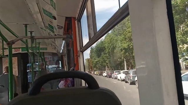 Троллейбус Тролза-5275.05 Оптима N°3207 17 маршрут. Ново-вокзальная-ЖД Вокзал. Самара смотреть онлайн