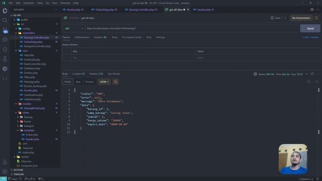 PHP MVC REST API смотреть онлайн