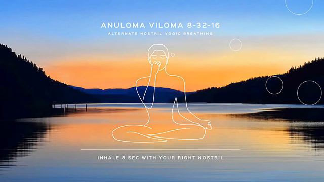 Anuloma Viloma Pranayama 8-32-16