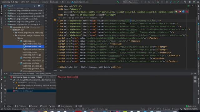 #31 - Static Resources with Webjars смотреть онлайн