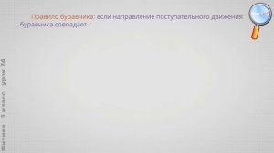 Физика 8 класс (Урок№24 - Магнитное поле прямолинейного тока. Магнитное поле катушки с током.)