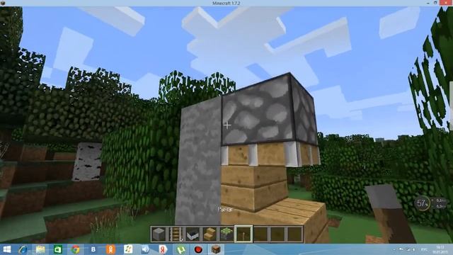 Как сделать стул в майнкрафте без модов и плагинов!!! смотреть онлайн