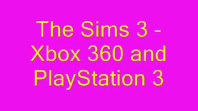 The Sims 3 Console SNEAK PREVEIW смотреть онлайн