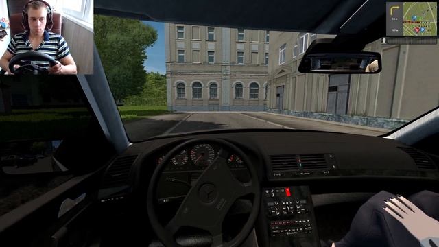 Мерседес 600 Кабан - City Car Driving + Logitech G29 смотреть онлайн