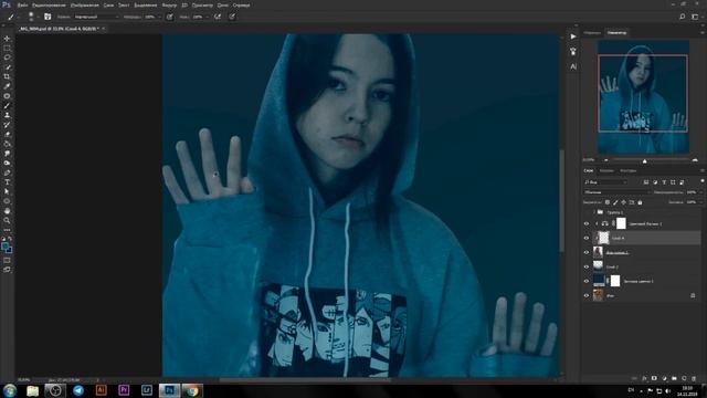 Застрявшая во льду — Photoshop SpeedArt смотреть онлайн