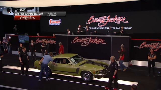SOLD! 1970 Ford Mustang Boss 302 - BARRETT-JACKSON 2023 LAS VEGAS AUCTION смотреть онлайн