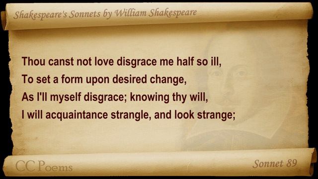 Sonnet 089 by William Shakespeare смотреть онлайн