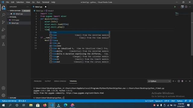 mixer not initialized || pygame module not working || solve pygame error || pygame is not defined смотреть онлайн
