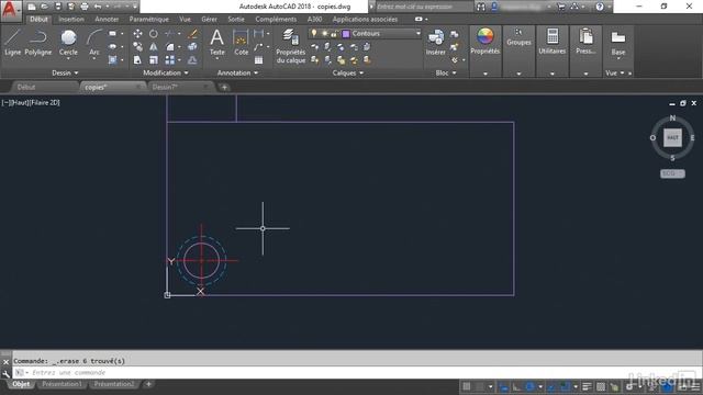 Tutoriel AutoCAD 2018 : Utiliser les fonctions Copier | video2brain.com смотреть онлайн