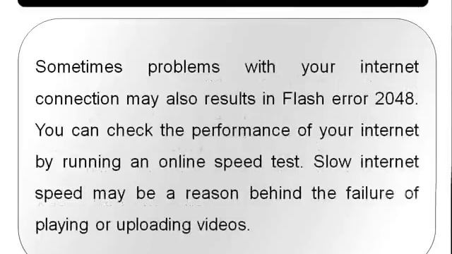 Fix Flash Error 2048 in Windows 7, Vista and XP смотреть онлайн