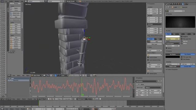Стилизованный огонь в Blender 2.79 настройка анимации смотреть онлайн