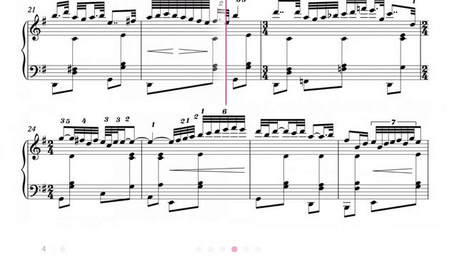 Satie: Gnossienne No.5 - Piano Sheet Music смотреть онлайн
