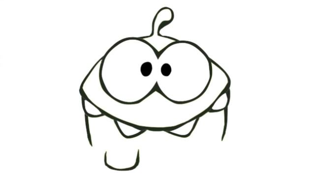 How to Draw Om Nom from Cut the Rope смотреть онлайн